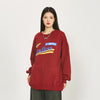 Harf Baskılı Oversize Sweatshirt, kombin görünüm — Navra Wear