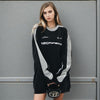Athletic Print Relaxed Sweatshirt
