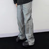 Reflective Gray Classic-Leg Denim