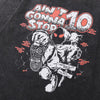 Distress-Washed Easy-Fit Anger Revenge T-Shirt