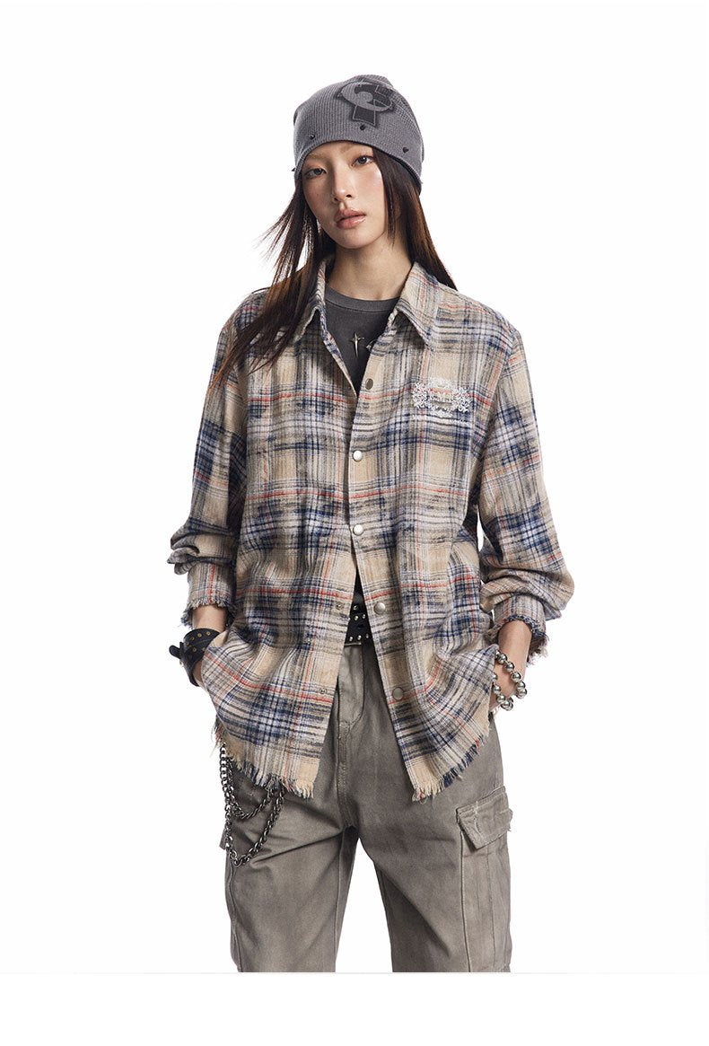 Woven Jacquard Pattern Casual Top