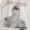 Figurative Print Retro Woven Shirt