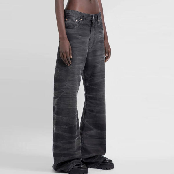 Bell-Leg Stripe Wild Denim alternatif görünüm