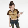 Divine-Crest Straps Women's Cropped Top