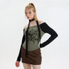 Women's Accent Tie Avant-Grade Shirt