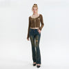 Layered Laced Women's Cardigan