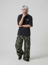 Faded Black Boxy-Fit T-Shirt