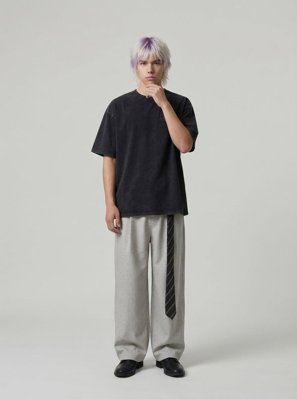 Heritage Sun-Bleached Drop-Shoulder T-Shirt alternatif görünüm