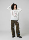 Meticulous Cartoon Visual Long-Sleeve T-Shirt