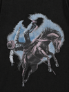 Western Baskılı Tişört, önden görünüm — Navra Wear