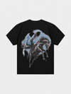 Western Baskılı Tişört, arka görünüm — Navra Wear