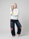 Hairpin Graphic Relaxed Sweatshirt