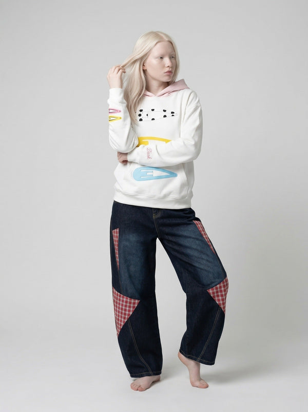 Hairpin Graphic Relaxed Sweatshirt alternatif görünüm