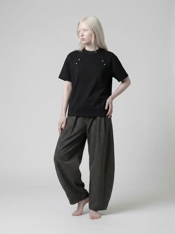 Curved Seam Weekend T-Shirt alternatif görünüm