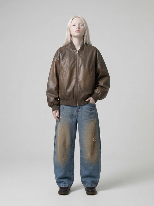 Faded Relaxed Denim - Bell Leg alternatif görünüm
