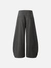 Kruvaze Panel Baggy Bol Paça Pantolon, önden görünüm — Navra Wear