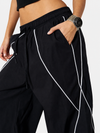 Buruşuk Bol Paça Baggy Pantolon, kombin görünüm — Navra Wear